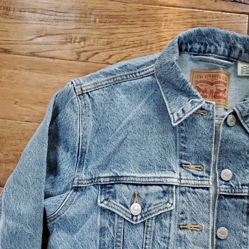 Levi' Ex Boyfriend Trucker Denim Jean Jacket - Picture 4 of 11